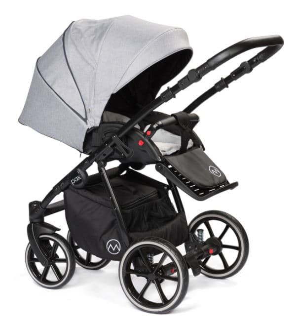 Baby stroller 2 in 1 LONEX PAX silver dust
