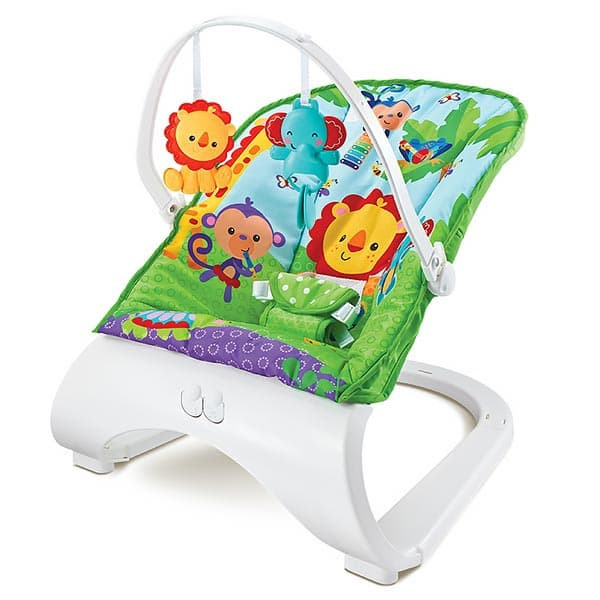 Кресло-качалка с игрушками и вибрацией Fitch Baby Forest Friends