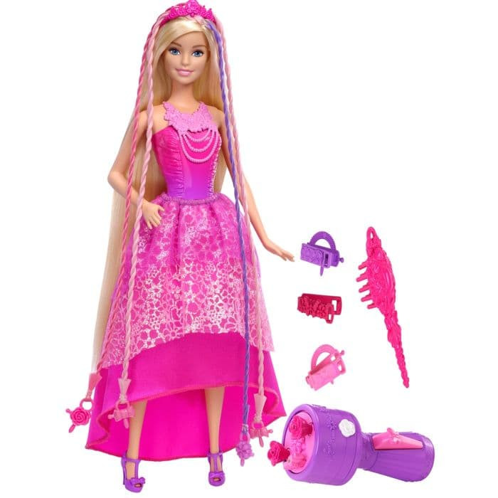 Кукла Mattel Barbie Dreamtopia Принцесса с волшебными волосами DKB62