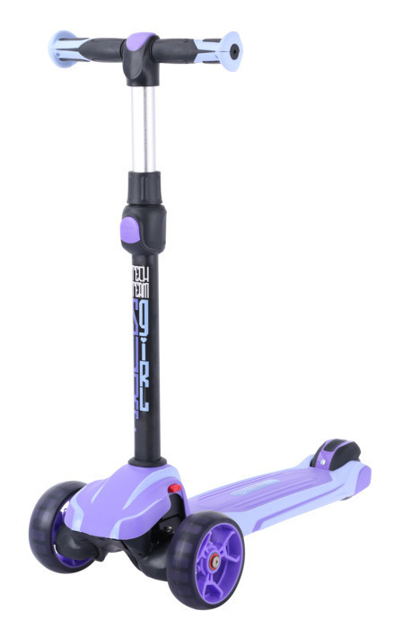 Самокат TechTeam Surf girl 2021 трехколесный фиолетовый