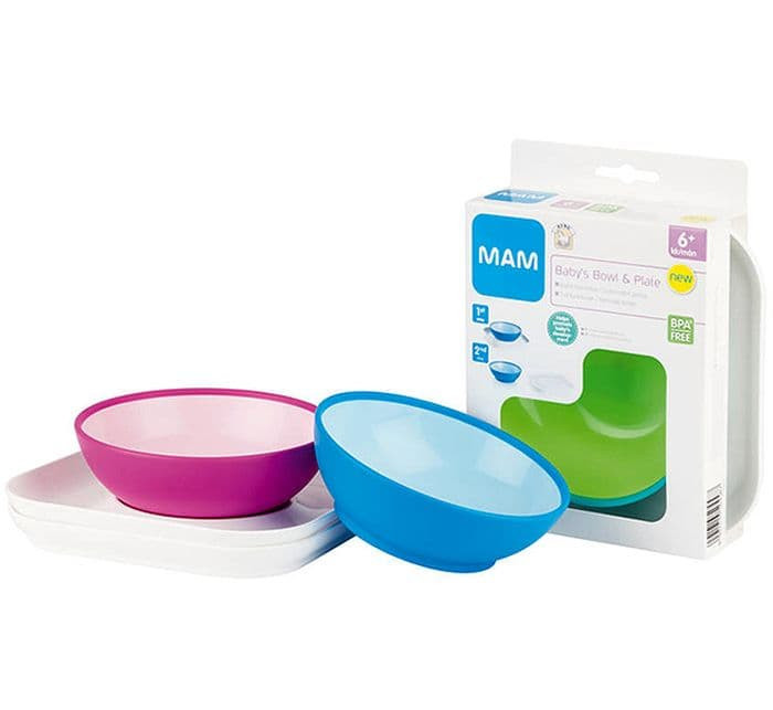 Набор тарелок для детского питания MAM 6+ 6609