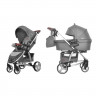 Baby stroller 2 in 1 CARRELLO Vista CRL-6501 SHARK GRAY