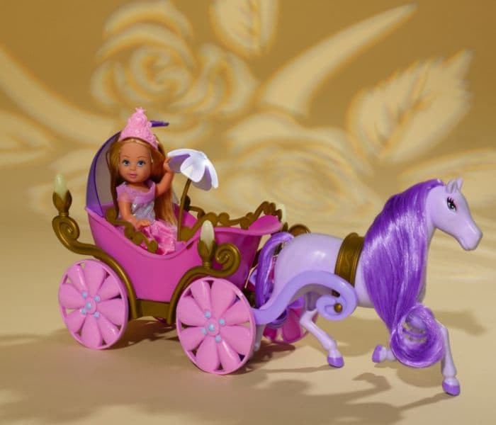 Кукла Simba Еви в карете с лошадью 5735754 2