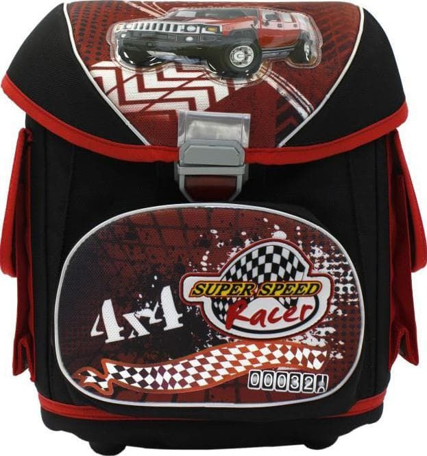Школьный ранец рюкзак Alliance for Kids для мальчика черный с красным 5-948-407СМ