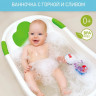 Roxy-KIDS bath with anatomical slide and drain green