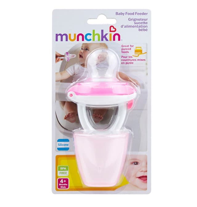 Ниблер Munchkin для детского питания от 4 мес розовый