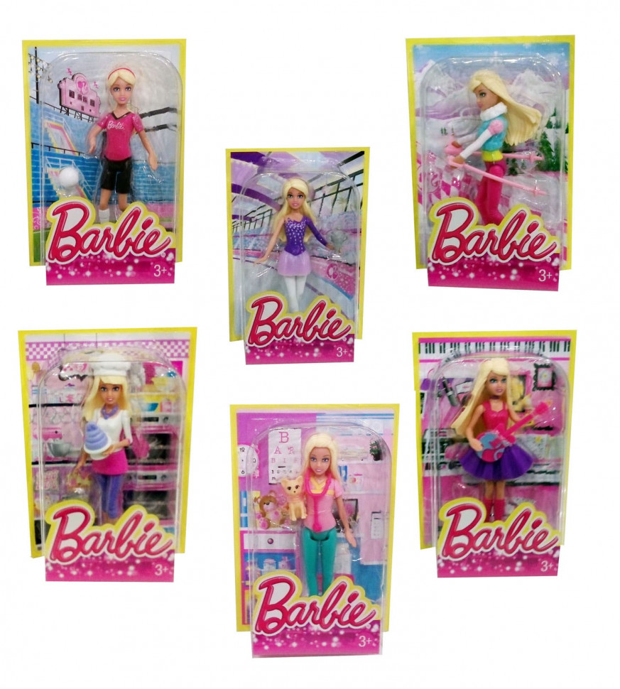 Мини-куклы Barbie MATTEL Барби Серия Кем быть BFW62 