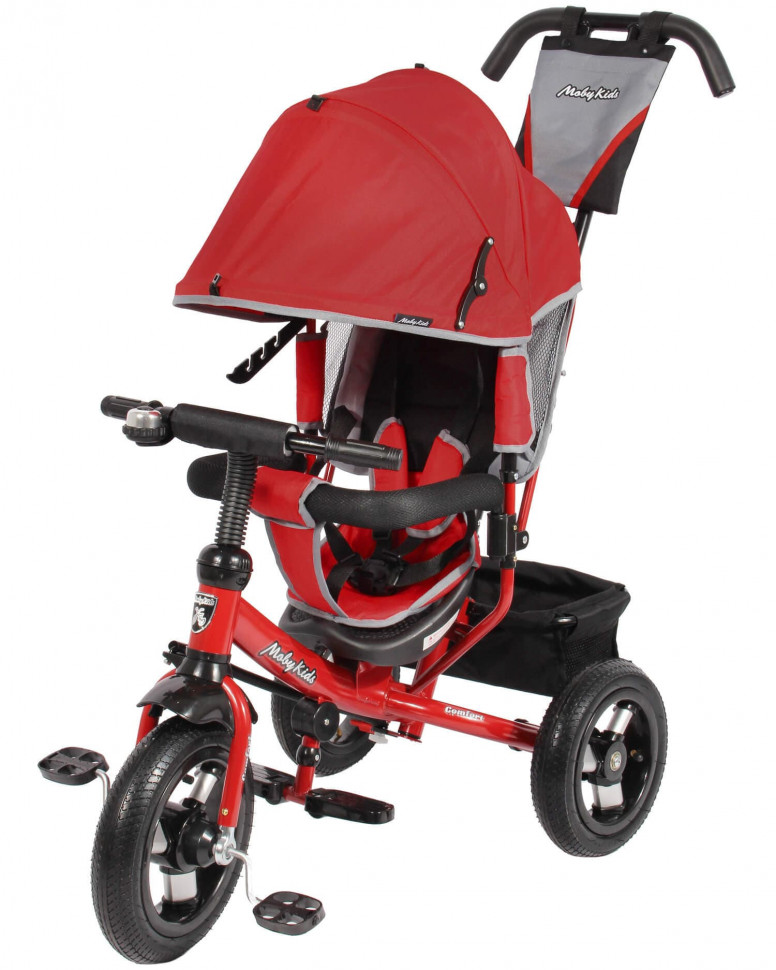 Велосипед трехколесный Moby Kids Comfort 12x10 AIR красный
