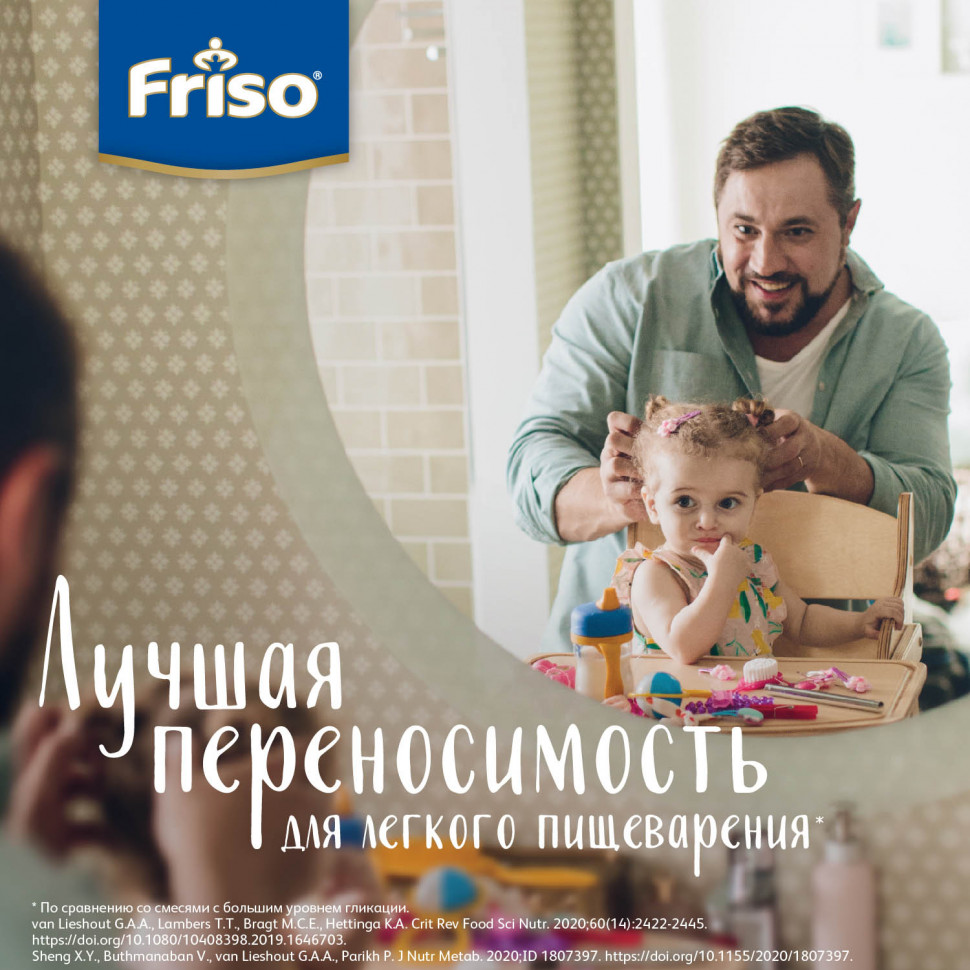 Детская молочная смесь Friso Фрисолак Gold 1 LockNutri 1200 г с 0-6 мес  