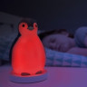 Беспроводная колонка будильник ночник ZAZU пингвинёнок Пэм Розовый