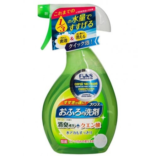 Спрей FUNS чистящий для ванной комнаты с ароматом свежей зелени 380 мл