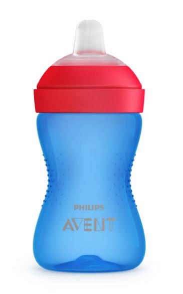 Чашка-непроливайка Philips Avent с мягким носиком 300 мл голубая