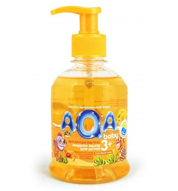 AQA baby Жидкое мыло для детей Янтарная лагуна 300 мл