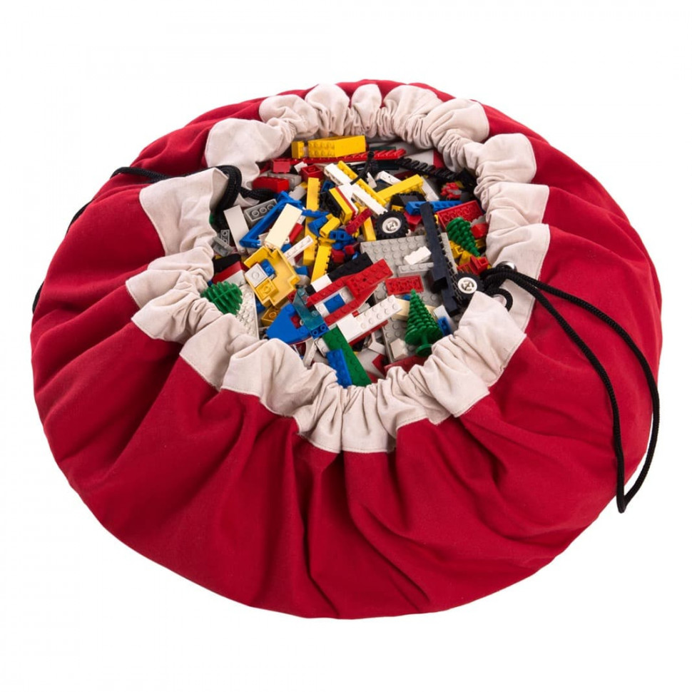 Мешок для хранения игрушек и игровой коврик Play&Go Classic Красный 79950