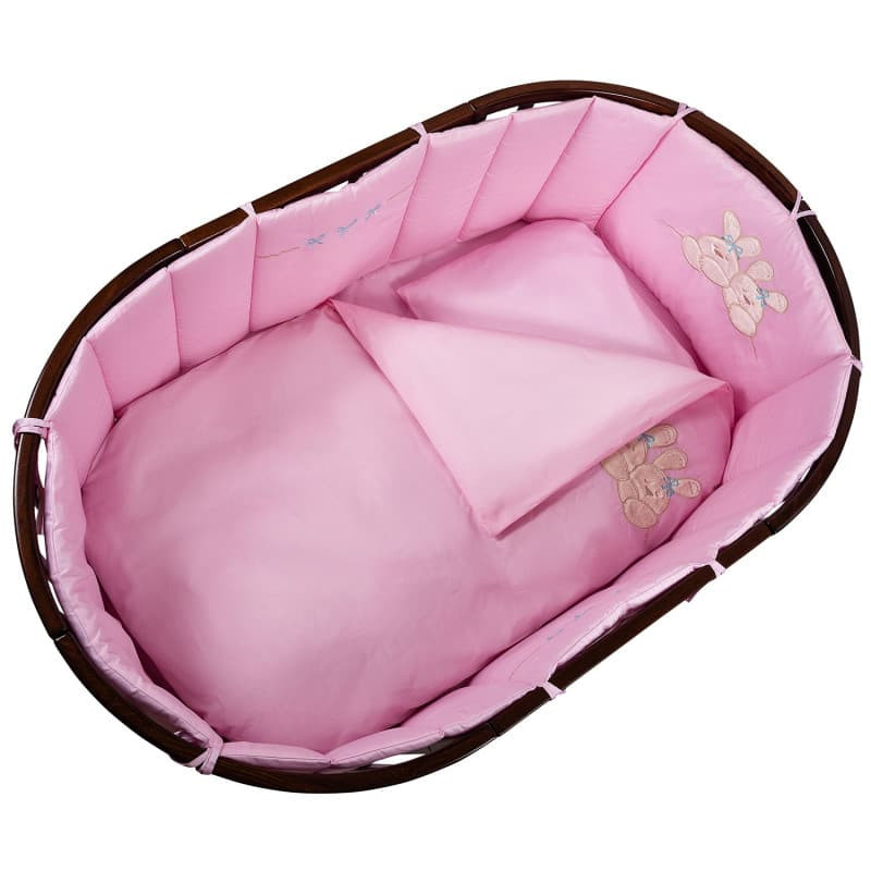Комплект в кроватку Nuovita Leprotti 6 предметов rosa розовый
