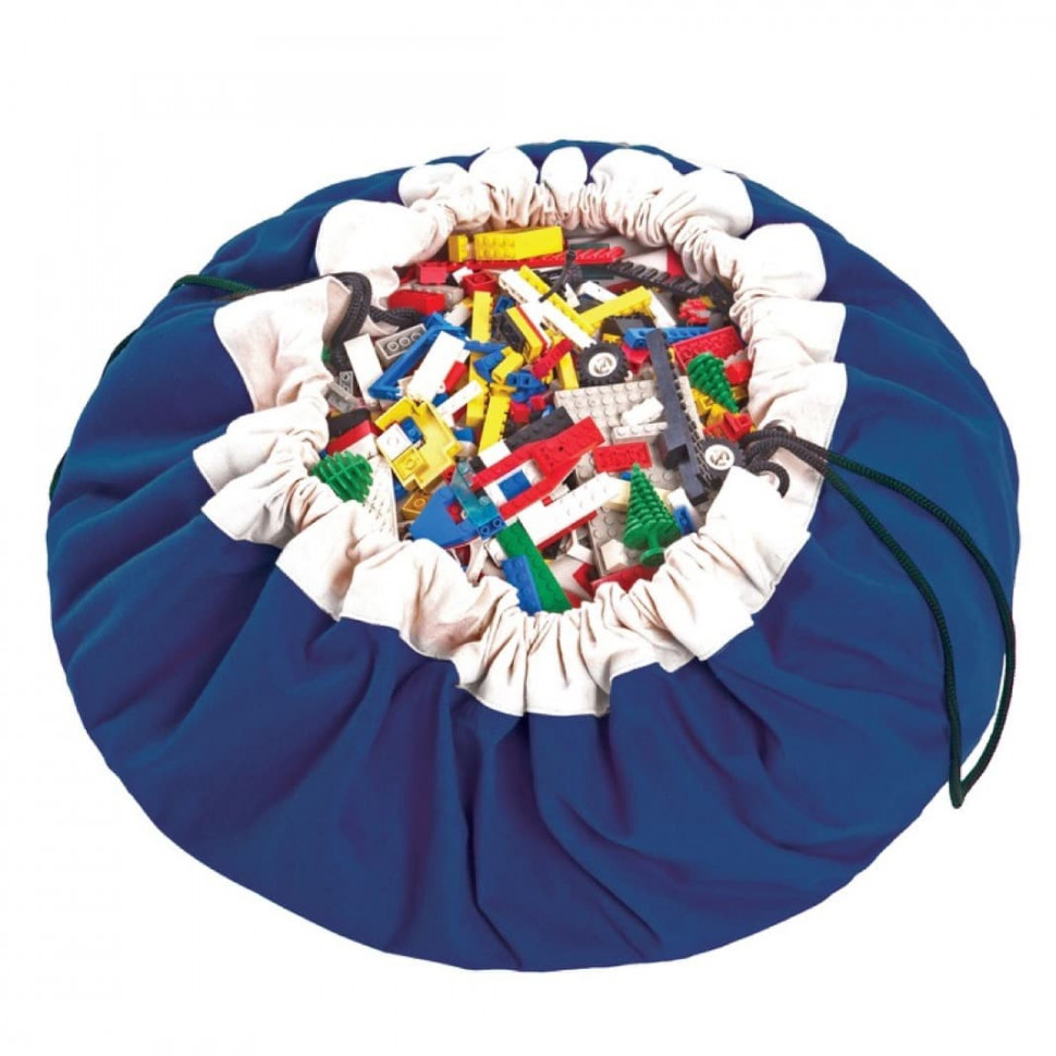 Мешок для хранения игрушек и игровой коврик Play&Go Classic Синий 79952