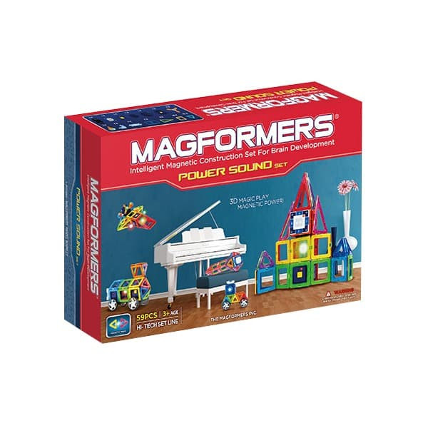 Магнитный конструктор MAGFORMERS Power Sound Set