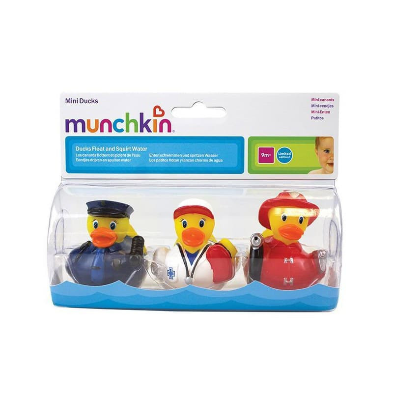 Игрушка Munchkin "Уточки" для ванной, 3 шт от 9 мес 11830 купить в интернет магазине детских товаров "Денма" 3