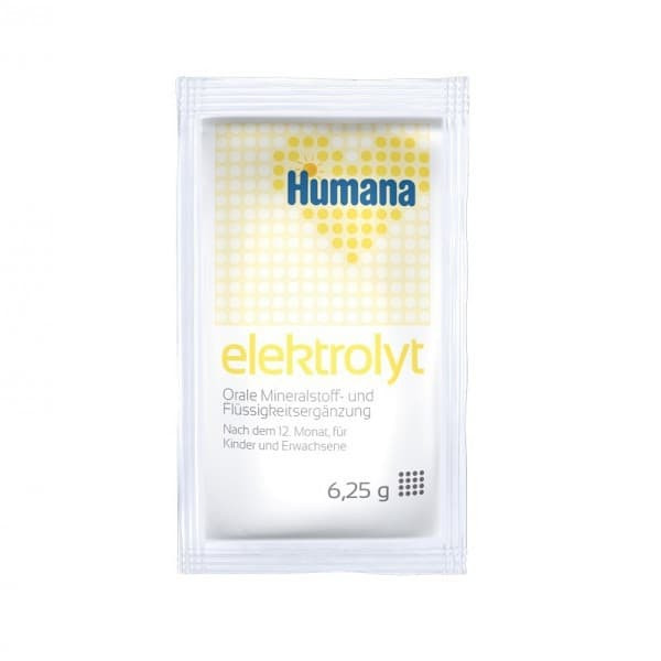 Электролит Humana (Хумана) со вкусом банана с 12 мес 75 г