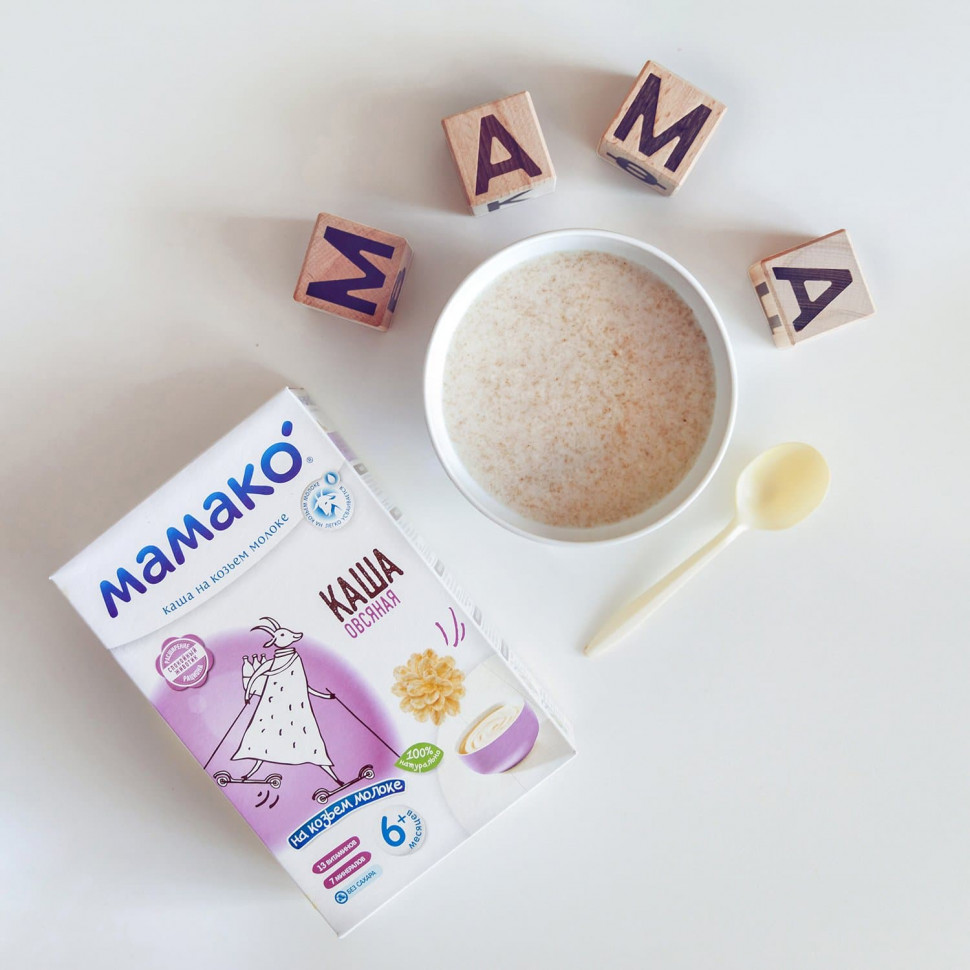 MAMAKO oatmeal porridge with goat's milk from 6 months 200 g