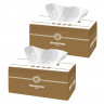 Салфетки бумажные Inseense Gold 2-х слойные 250 шт 2 упаковки