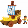 Купить Набор игровой MATTEL Парусник на колесах в ассортименте Jake&The Neverland pirates BGM28