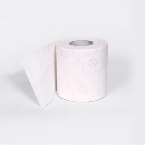 Туалетная бумага Maneki Dream, с розовым тиснением