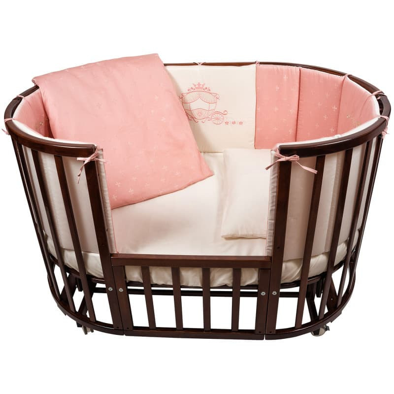 Комплект в кроватку Nuovita Prestigio Atlante 6 предметов rosa розовый