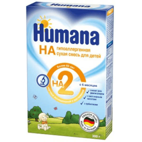 Сухая смесь Humana (Хумана) ГА 2 с 6 мес 300 г