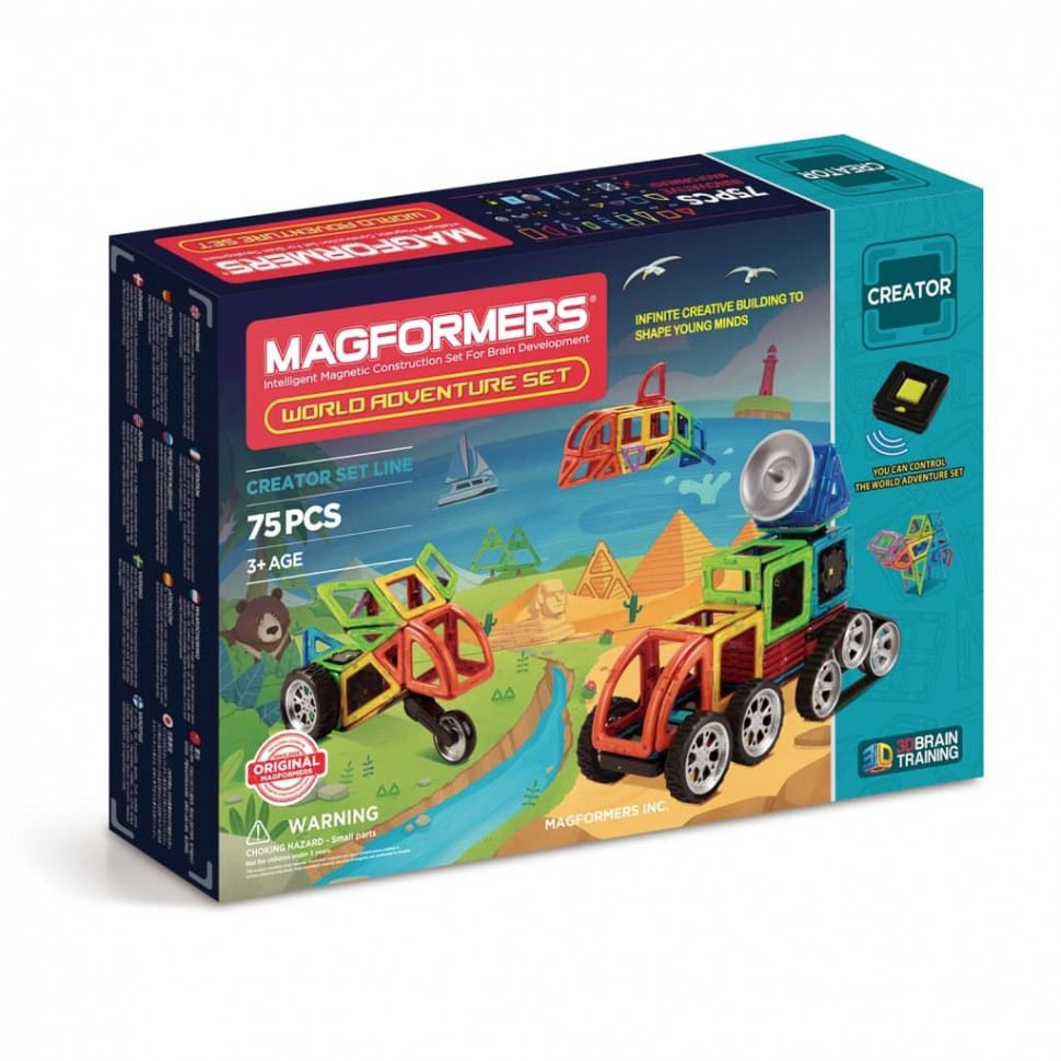Магнитный конструктор MAGFORMERS Adventure World set 703013