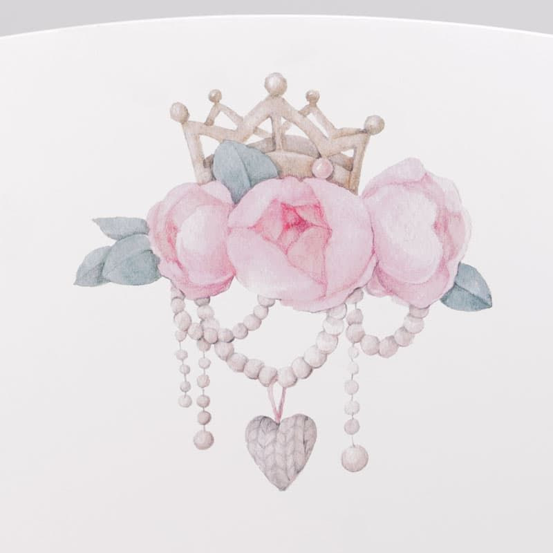 Cot Topotushki Princess Fairy pendulum white+print
