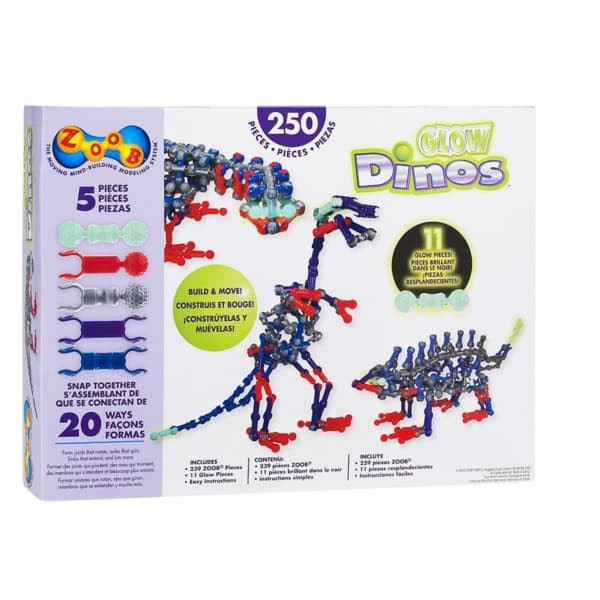 Конструктор ZOOB Glow Dinos 14004