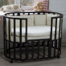 Baby cot Incanto gio oval 9 in 1 wenge color
