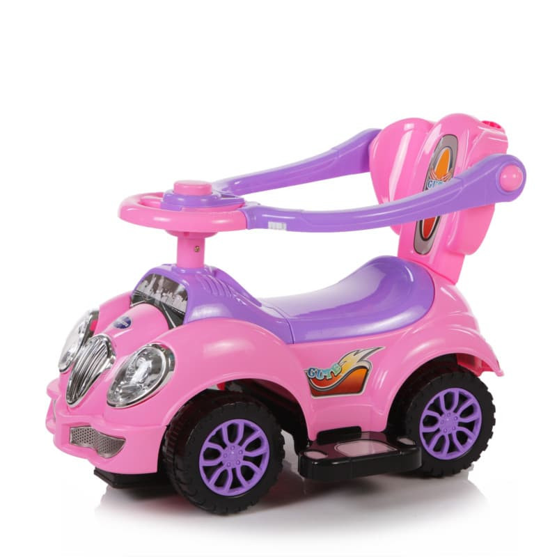 Толокары от 1 года. Каталка Babycare цвет: розовый. Детская каталка cute car, розовая. Каталка-толокар Baby Care cute car (558) со звуковыми эффектами.