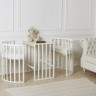 Baby cot Incanto gio oval 9 in 1 color white