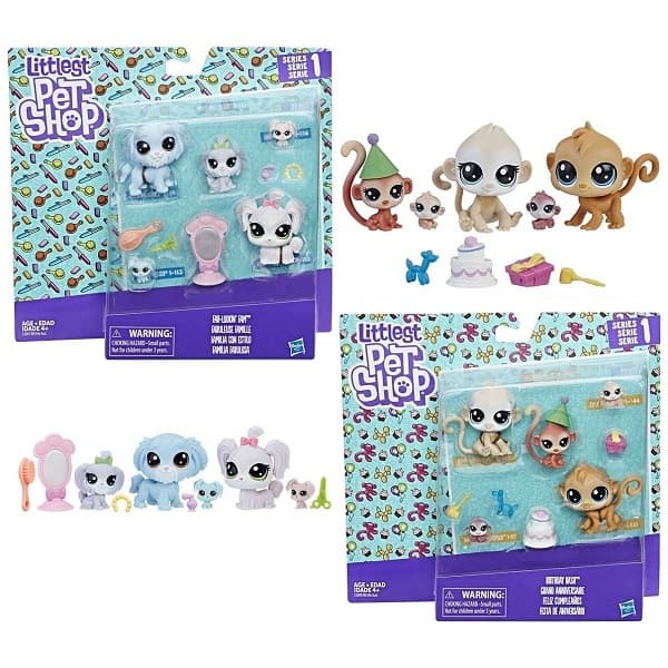 Игровой набор Hasbro Littlest Pets Shop Семья B9346
