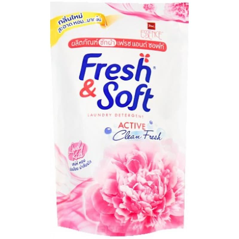 Гель LION Thailand Fresh&Soft Сладкий поцелуй для стирки всех типов тканей концентрированный 400 мл
