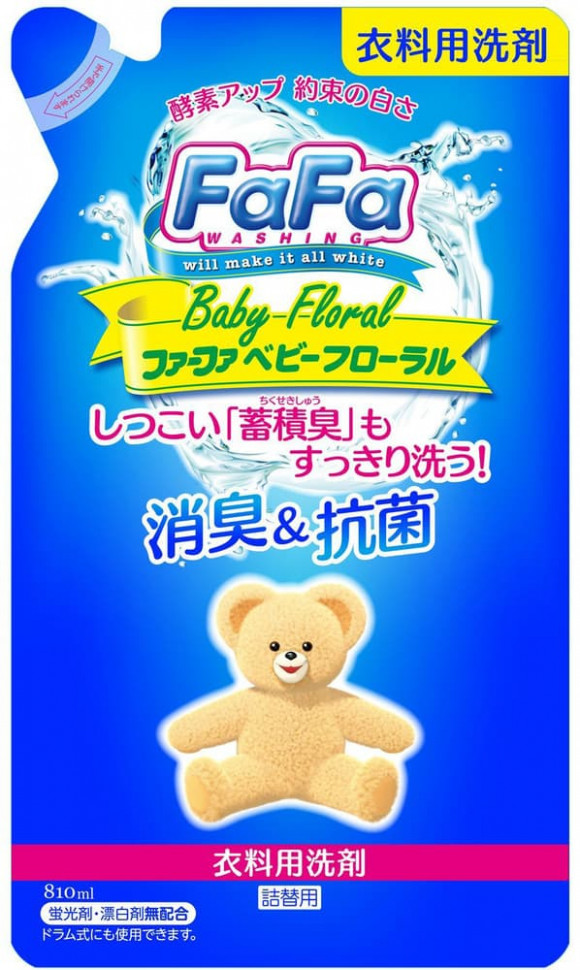 Мыло NS FaFa Japan жидкое для стирки детского белья с цветочным ароматом 810 мл