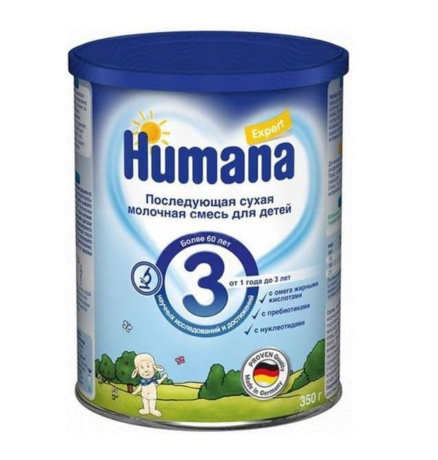 Молочная смесь Humana (Хумана) Эксперт 3 350 г
