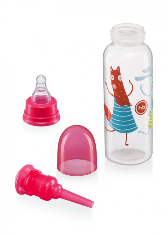Бутылочка Happy Baby NEW  с силиконовыми сосками 250 мл 10023 ruby