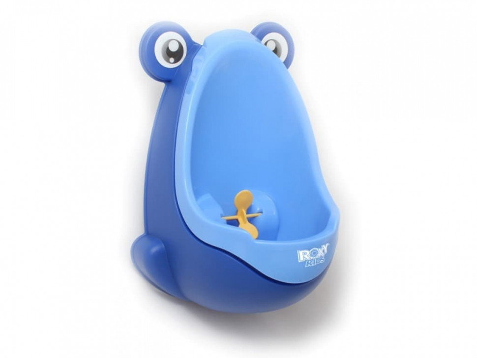 Писсуар для мальчиков ROXY KIDS лягушка с прицелом голубой
