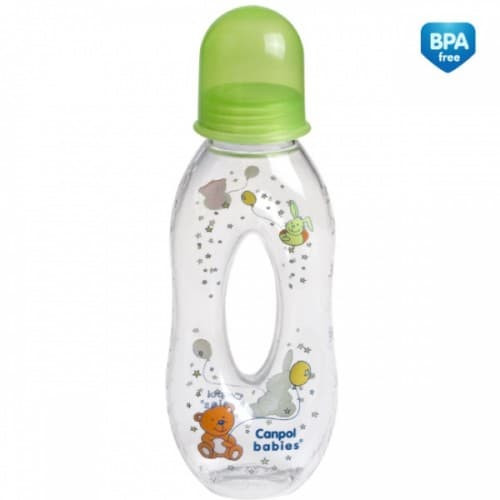 Бутылочка Canpol Babies пластиковая фигурная 250 мл 56/200 3