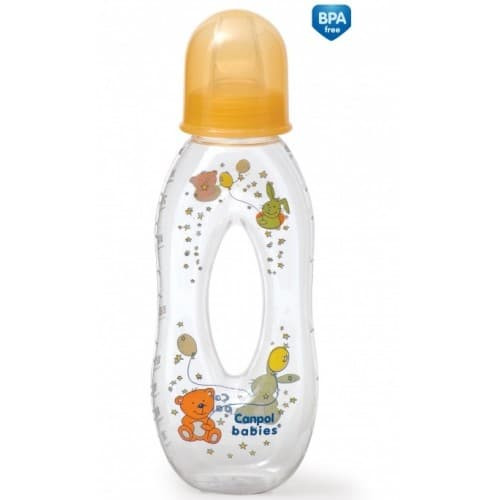 Бутылочка Canpol Babies пластиковая фигурная 250 мл 56/200 4