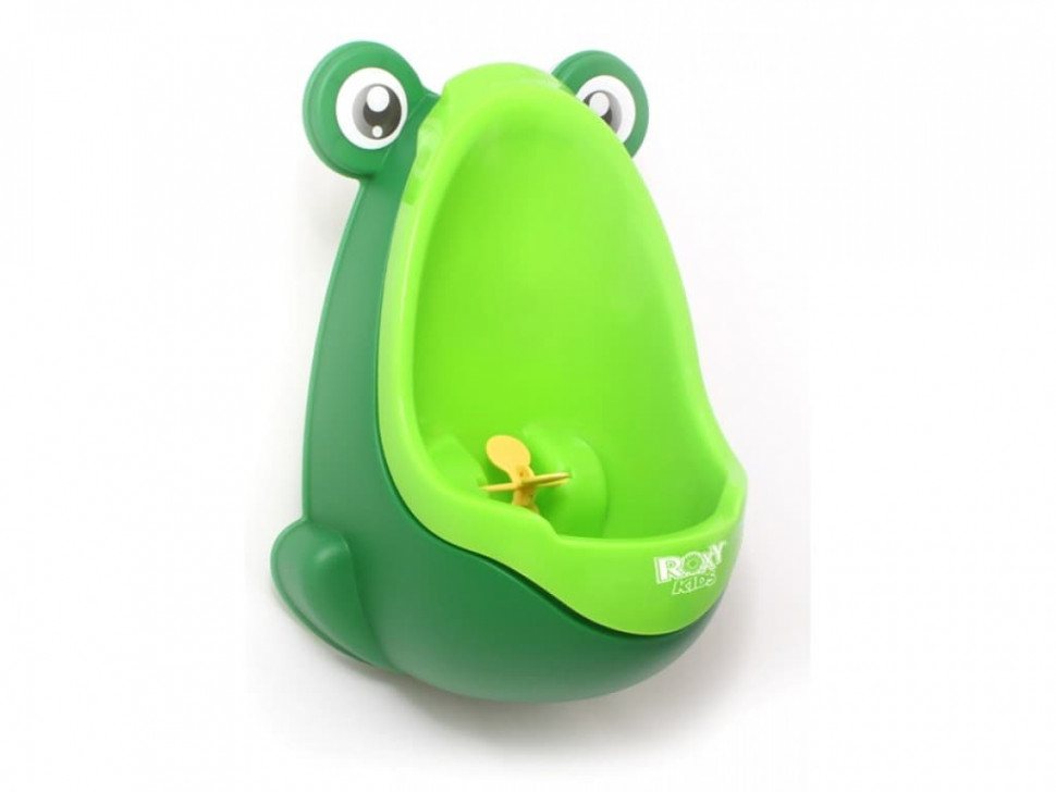 Писсуар для мальчиков ROXY KIDS лягушка с прицелом зелёный