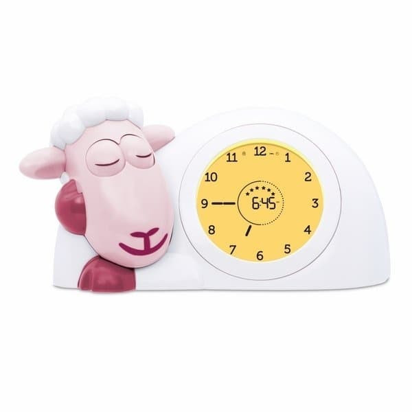 Часы будильник ZAZU для тренировки сна Ягнёнок Сэм Розовый