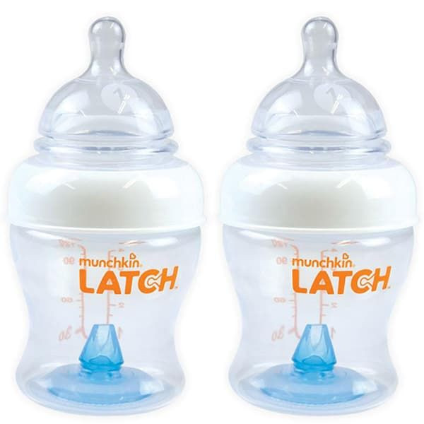 В наборе 2 бутылочки для кормления 120 мл с сосками для новорожденного