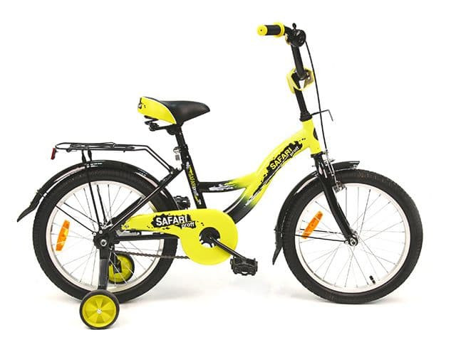 Велосипед 2-х колесный 14" Safari proff стихии желтый GT7812