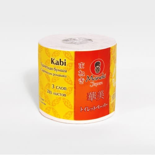 Туалетная бумага Maneki Kabi, с ароматом «Ромашка»