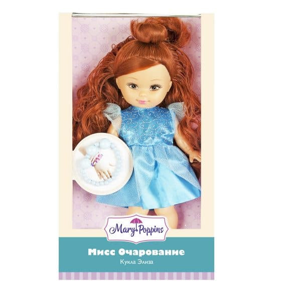 Кукла Mary Poppins Элиза Мисс Очарование с голубым Браслетом 451305