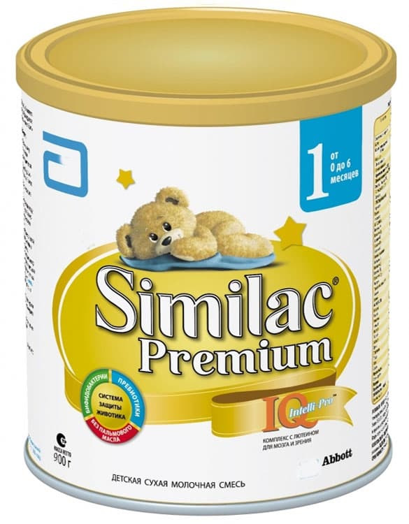 Детская смесь Similac Premium 1 для новорожденного 900 г